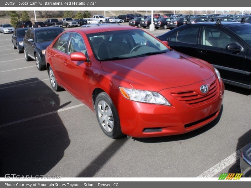 Barcelona Red Metallic / Ash 2009 Toyota Camry