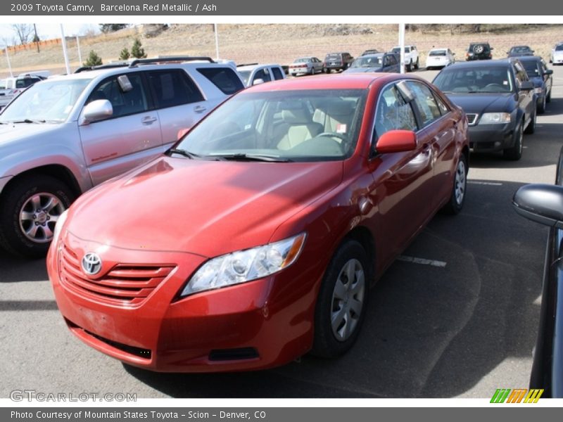 Barcelona Red Metallic / Ash 2009 Toyota Camry