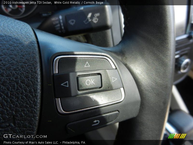White Gold Metallic / Cornsilk Beige 2010 Volkswagen Jetta TDI Sedan