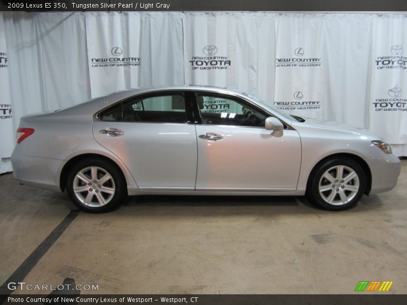 Tungsten Silver Pearl / Light Gray 2009 Lexus ES 350
