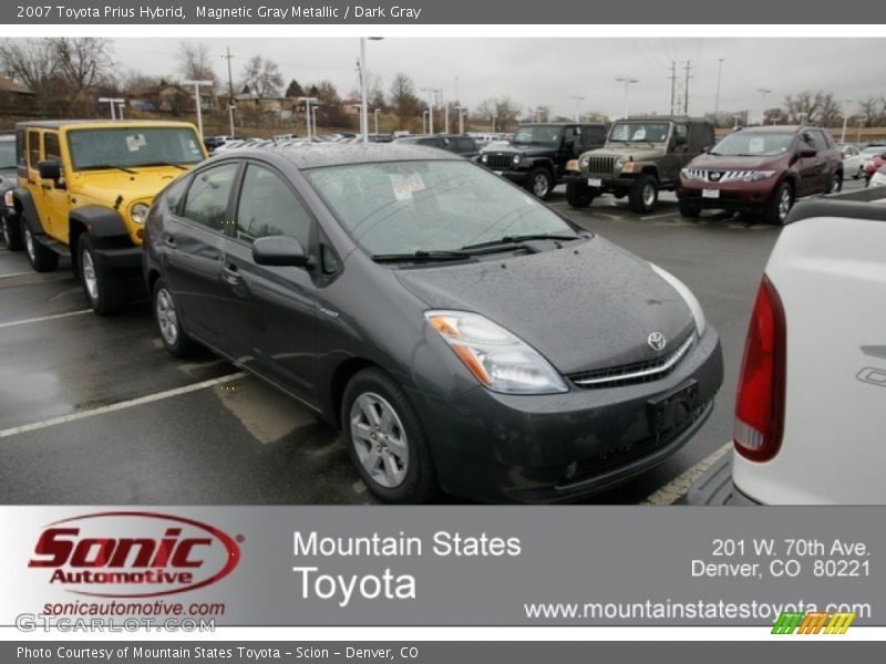 Magnetic Gray Metallic / Dark Gray 2007 Toyota Prius Hybrid