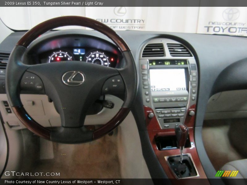 Tungsten Silver Pearl / Light Gray 2009 Lexus ES 350