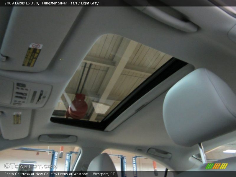 Tungsten Silver Pearl / Light Gray 2009 Lexus ES 350