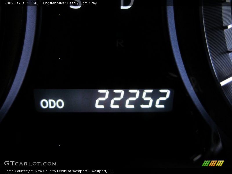 Tungsten Silver Pearl / Light Gray 2009 Lexus ES 350