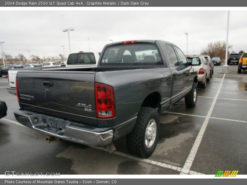 Graphite Metallic / Dark Slate Gray 2004 Dodge Ram 2500 SLT Quad Cab 4x4