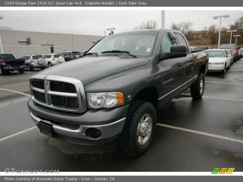 Graphite Metallic / Dark Slate Gray 2004 Dodge Ram 2500 SLT Quad Cab 4x4