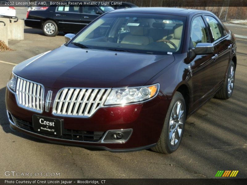 Bordeaux Reserve Metallic / Light Camel 2012 Lincoln MKZ AWD