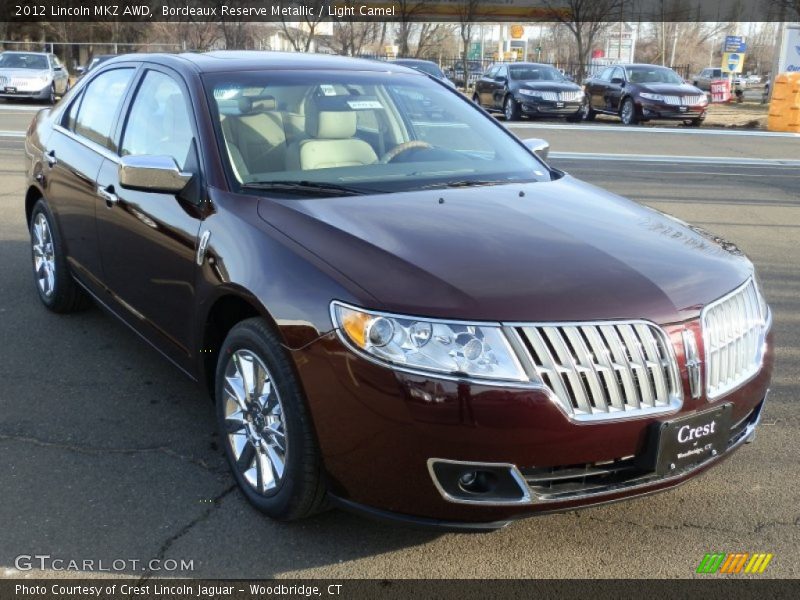 Bordeaux Reserve Metallic / Light Camel 2012 Lincoln MKZ AWD