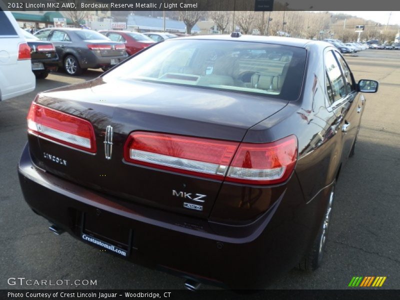 Bordeaux Reserve Metallic / Light Camel 2012 Lincoln MKZ AWD