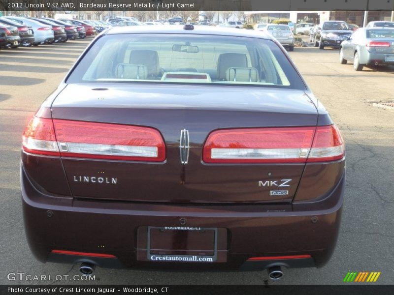 Bordeaux Reserve Metallic / Light Camel 2012 Lincoln MKZ AWD