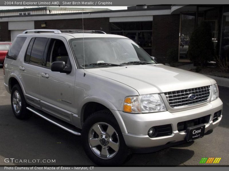Silver Birch Metallic / Graphite 2004 Ford Explorer Limited AWD
