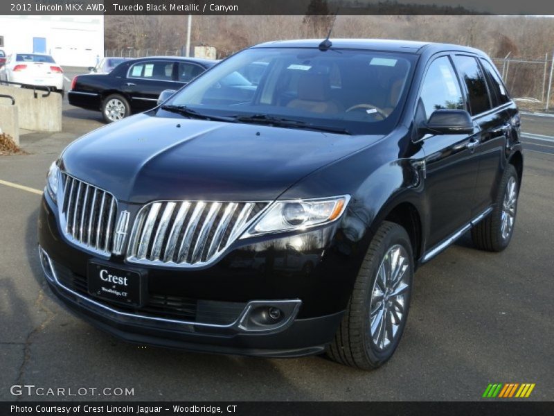 Tuxedo Black Metallic / Canyon 2012 Lincoln MKX AWD