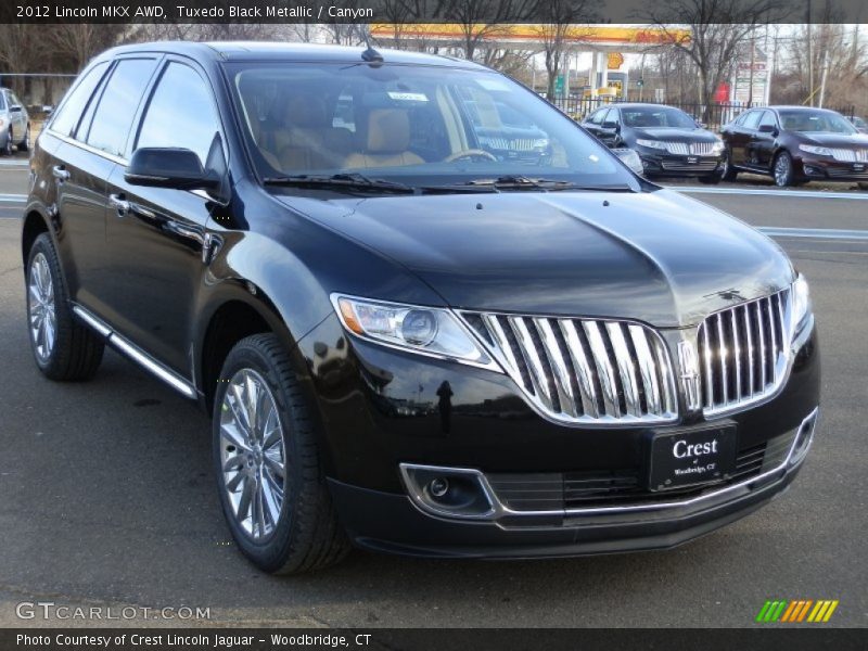 Tuxedo Black Metallic / Canyon 2012 Lincoln MKX AWD