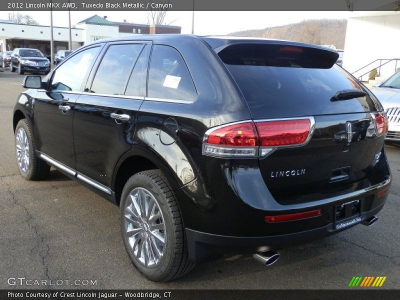 Tuxedo Black Metallic / Canyon 2012 Lincoln MKX AWD