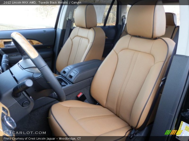 Tuxedo Black Metallic / Canyon 2012 Lincoln MKX AWD