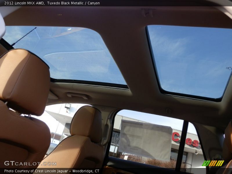 Tuxedo Black Metallic / Canyon 2012 Lincoln MKX AWD