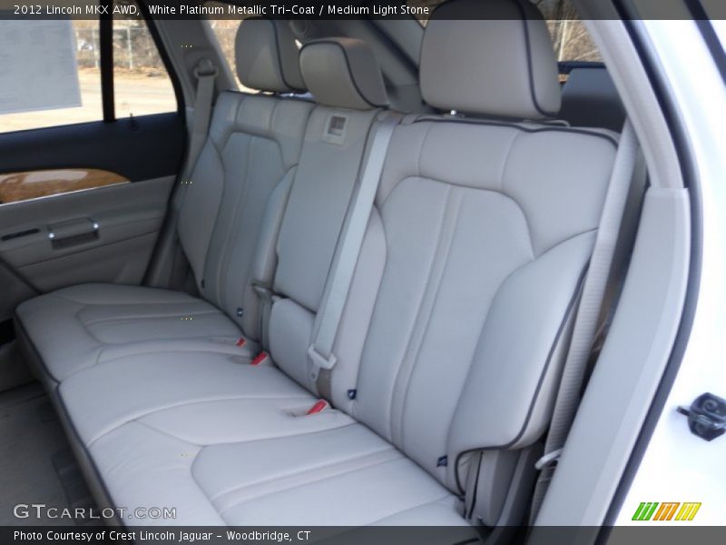 White Platinum Metallic Tri-Coat / Medium Light Stone 2012 Lincoln MKX AWD