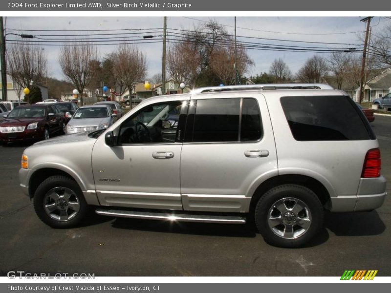 Silver Birch Metallic / Graphite 2004 Ford Explorer Limited AWD