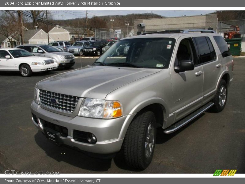 Silver Birch Metallic / Graphite 2004 Ford Explorer Limited AWD