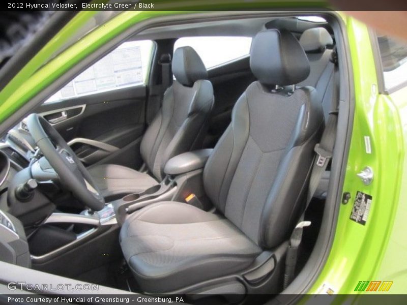  2012 Veloster  Black Interior