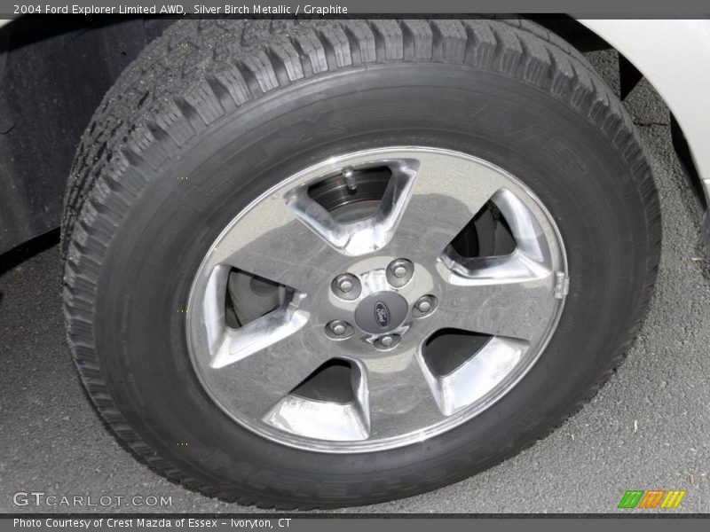 Silver Birch Metallic / Graphite 2004 Ford Explorer Limited AWD