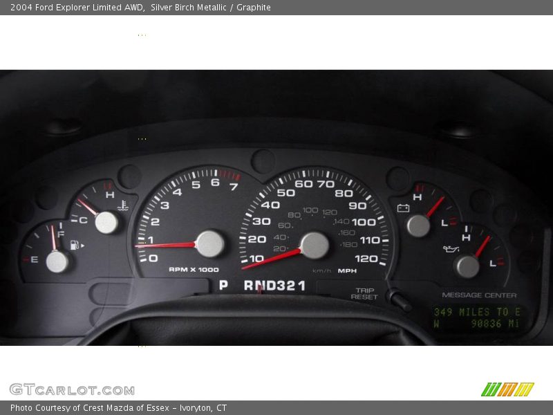 Silver Birch Metallic / Graphite 2004 Ford Explorer Limited AWD