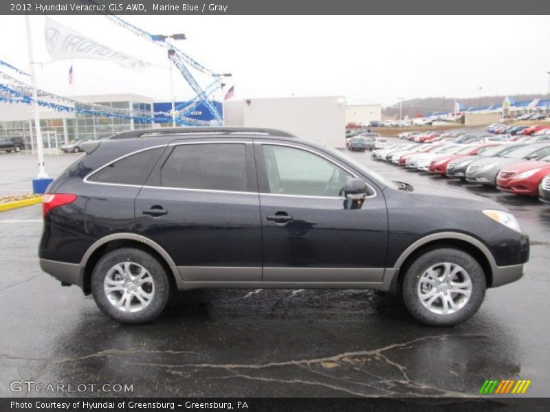 Marine Blue / Gray 2012 Hyundai Veracruz GLS AWD