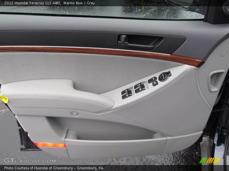 Marine Blue / Gray 2012 Hyundai Veracruz GLS AWD