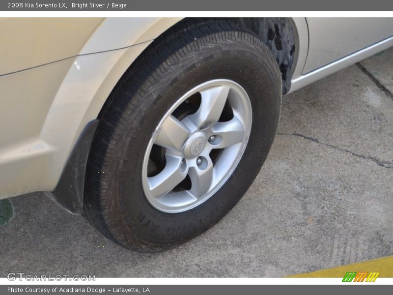 Bright Silver / Beige 2008 Kia Sorento LX