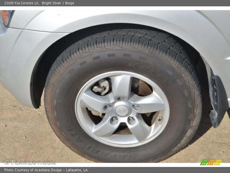 Bright Silver / Beige 2008 Kia Sorento LX