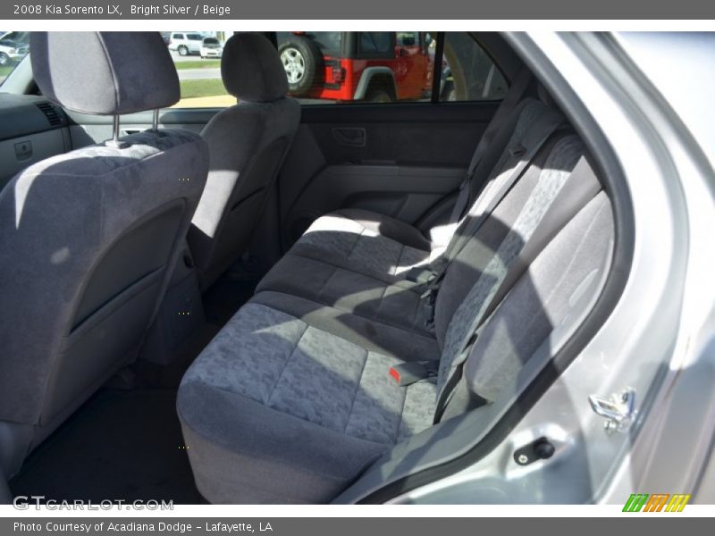 Bright Silver / Beige 2008 Kia Sorento LX