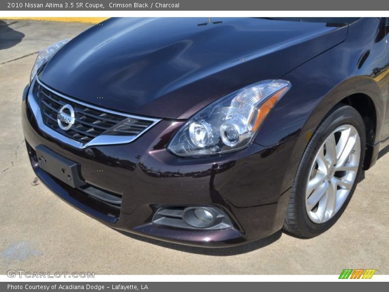 Crimson Black / Charcoal 2010 Nissan Altima 3.5 SR Coupe