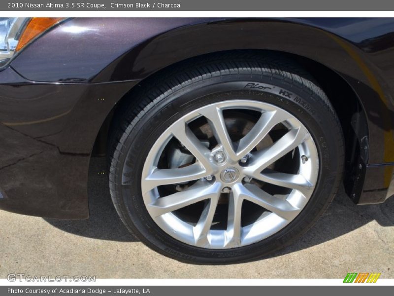 Crimson Black / Charcoal 2010 Nissan Altima 3.5 SR Coupe