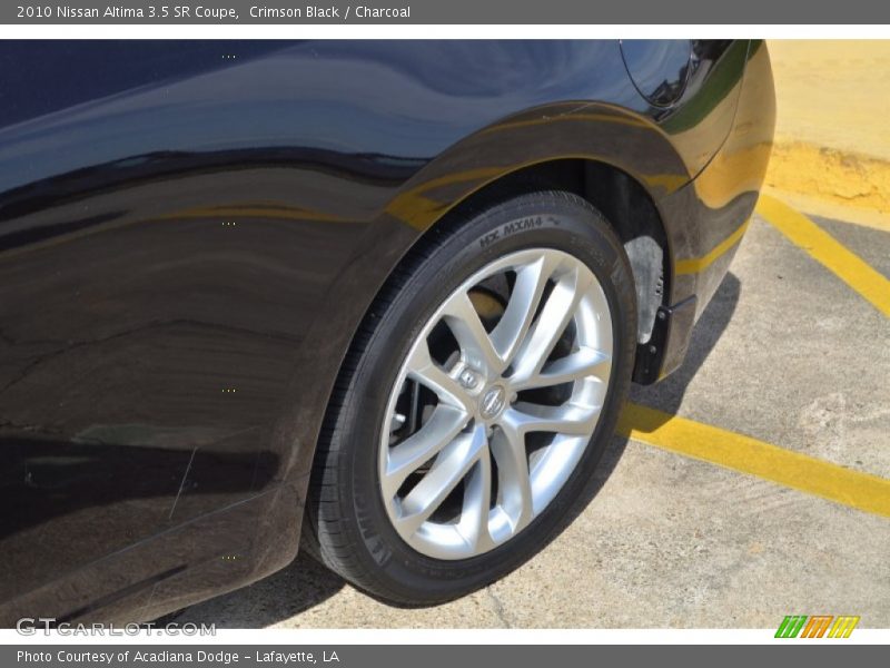 Crimson Black / Charcoal 2010 Nissan Altima 3.5 SR Coupe
