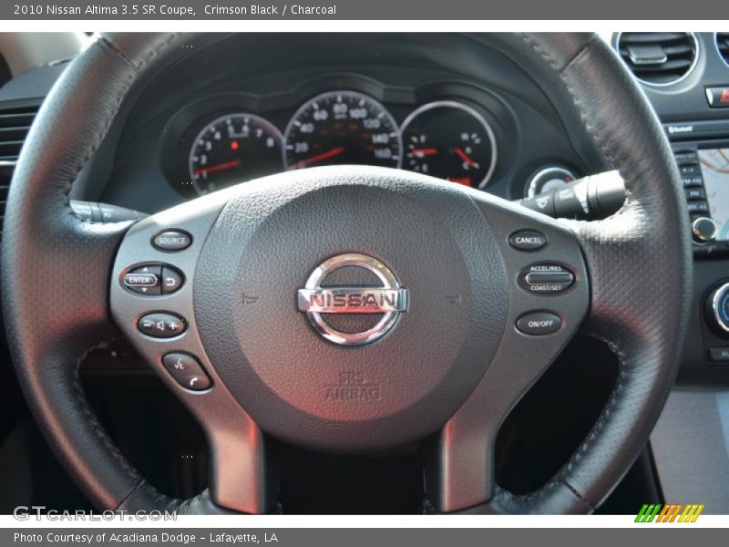 Crimson Black / Charcoal 2010 Nissan Altima 3.5 SR Coupe