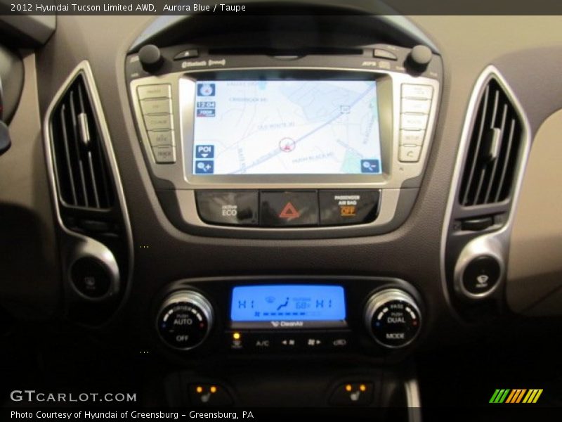 Controls of 2012 Tucson Limited AWD