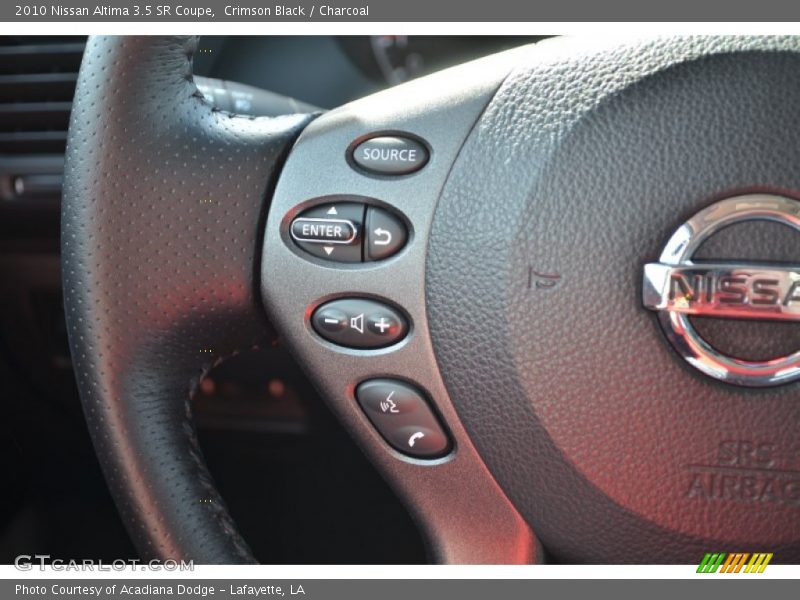 Crimson Black / Charcoal 2010 Nissan Altima 3.5 SR Coupe
