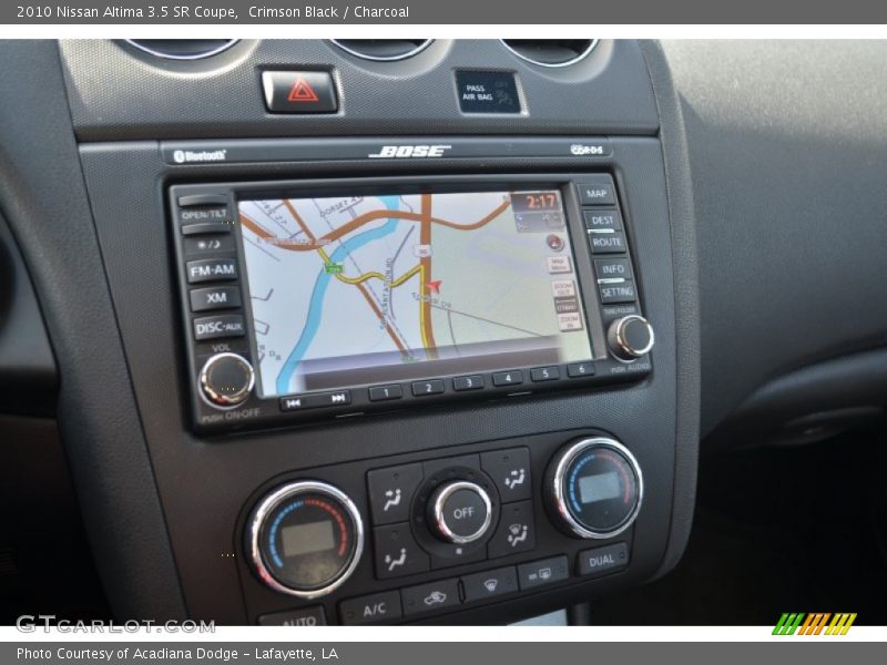 Crimson Black / Charcoal 2010 Nissan Altima 3.5 SR Coupe