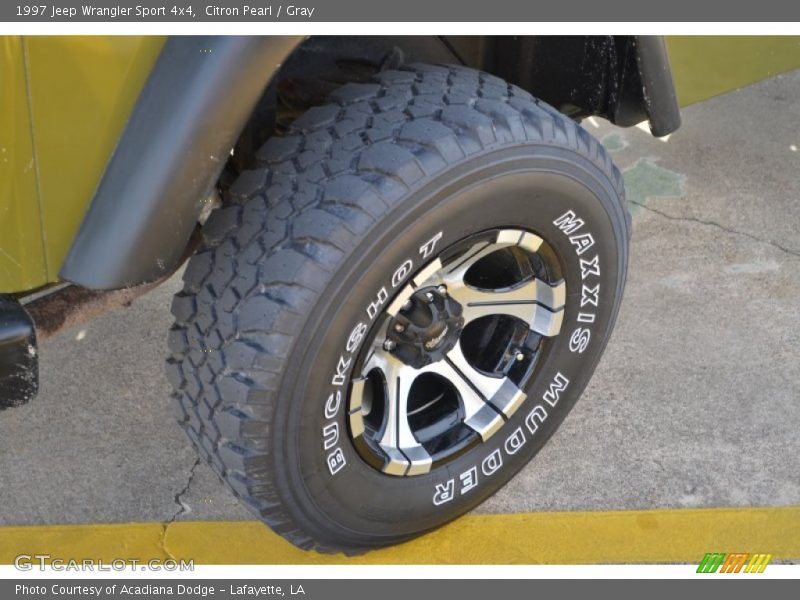 Citron Pearl / Gray 1997 Jeep Wrangler Sport 4x4