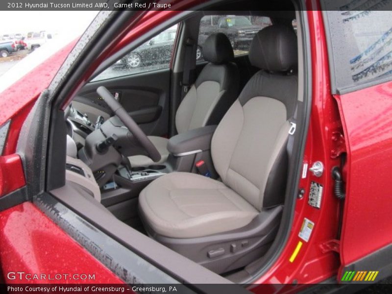  2012 Tucson Limited AWD Taupe Interior