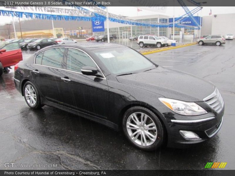 Black Noir Pearl / Jet Black 2012 Hyundai Genesis 3.8 Sedan