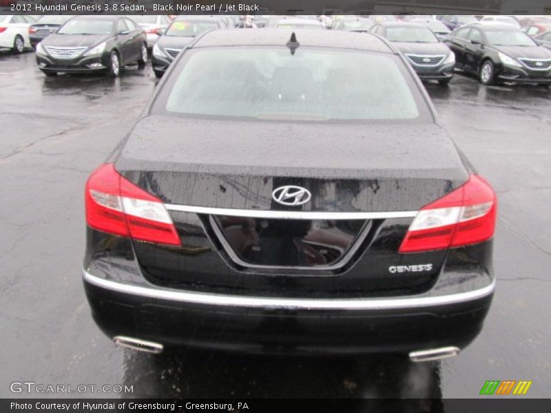 Black Noir Pearl / Jet Black 2012 Hyundai Genesis 3.8 Sedan