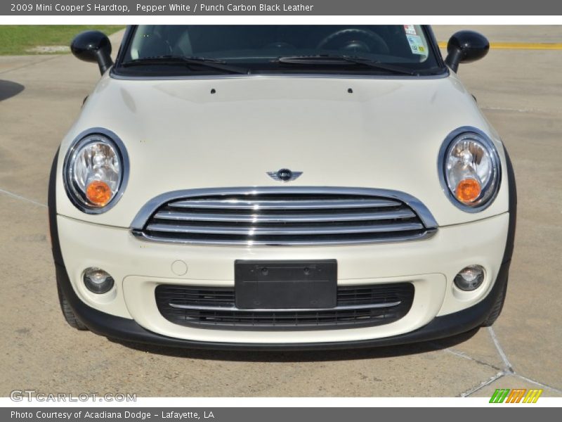 Pepper White / Punch Carbon Black Leather 2009 Mini Cooper S Hardtop