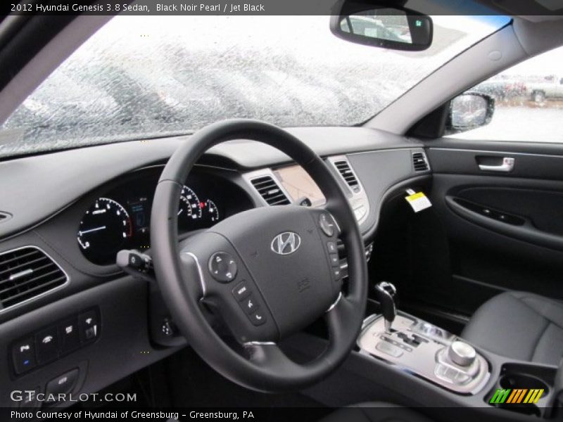  2012 Genesis 3.8 Sedan Jet Black Interior