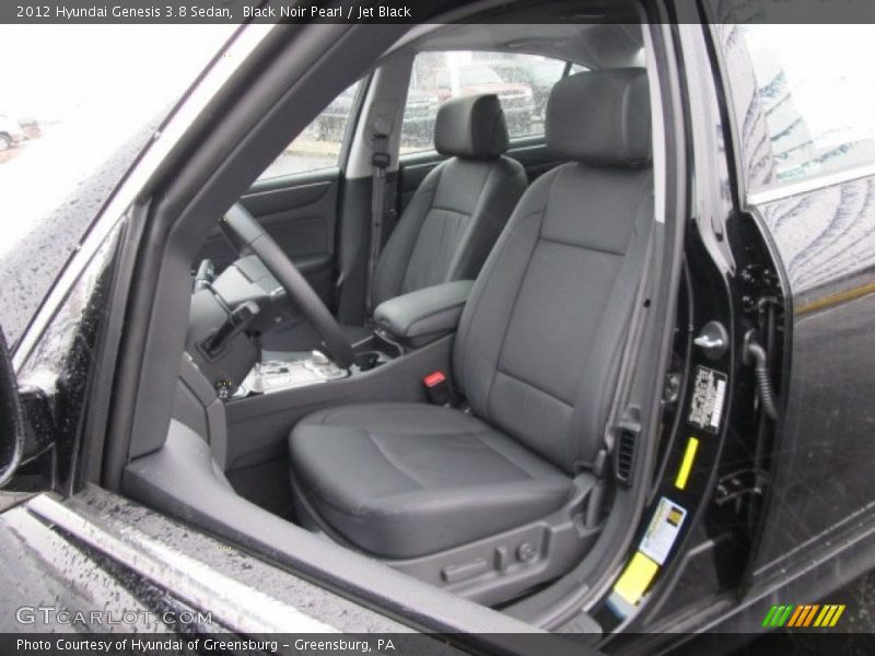  2012 Genesis 3.8 Sedan Jet Black Interior