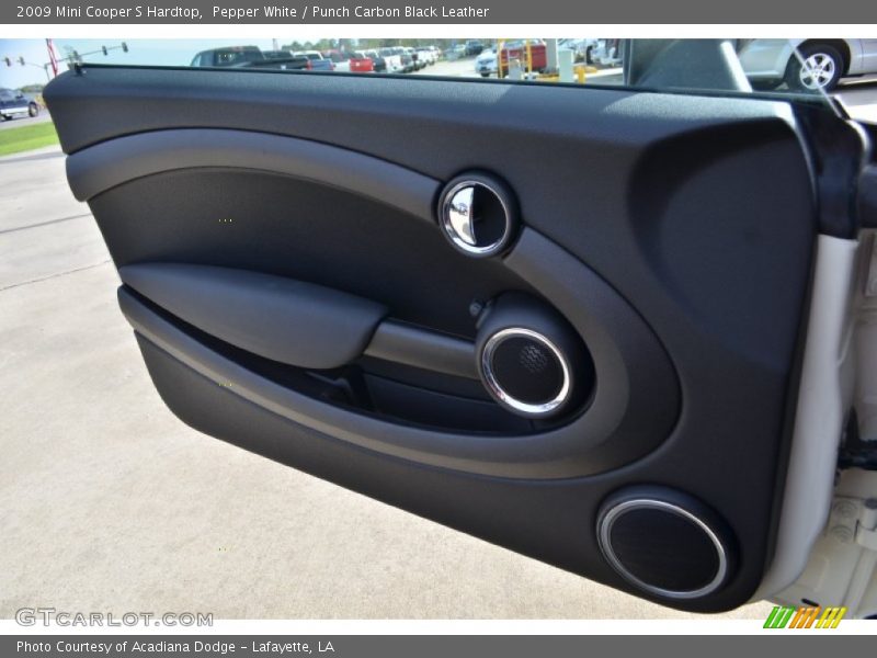 Pepper White / Punch Carbon Black Leather 2009 Mini Cooper S Hardtop
