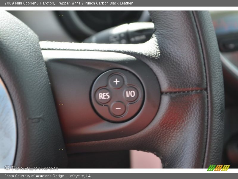 Pepper White / Punch Carbon Black Leather 2009 Mini Cooper S Hardtop