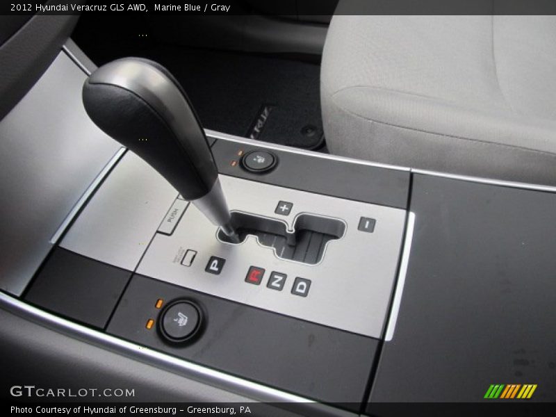 Marine Blue / Gray 2012 Hyundai Veracruz GLS AWD