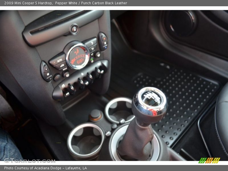 Pepper White / Punch Carbon Black Leather 2009 Mini Cooper S Hardtop