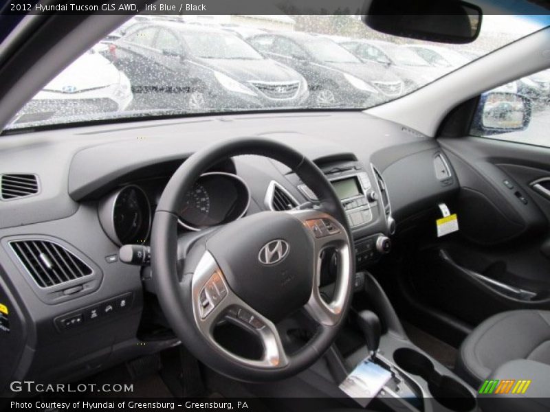  2012 Tucson GLS AWD Black Interior